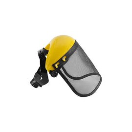 Casco de seguridad de malla,Casco de seguridad de cara completa profesional Protección del escudo del sombrero con visera de ma