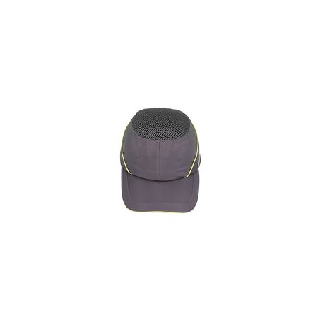 Casco de seguridad, Transpirable Absorción de impactos Casco duro de PU Anticolisión Gorra de seguridad gris liviana Cómoda con