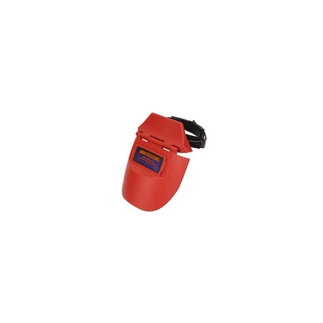 Casco de soldador, aislamiento térmico de máscara de soldadura fotoeléctrica para trabajos de soldadura(naranja)