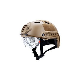 Casco táctico, ZJchao Militar ejército táctica Series Airsoft Paintball caza CQB, equipo de escalada combate rápida casco base 