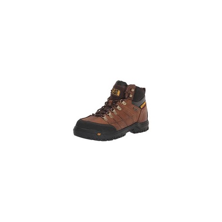 Caterpillar - Botas industriales de Acero Impermeable para Hombre, Marrón, 12 M US