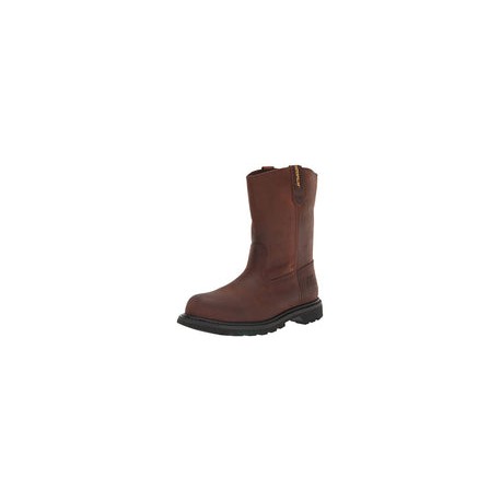 Caterpillar Revolver - Bota de Trabajo para Hombre (Acero), Café Oscuro, 10.5 M US
