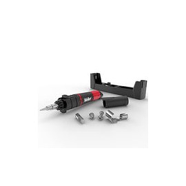 Cautin inalámbrico Weller 25W-75W con kit de herramientas de gas butano