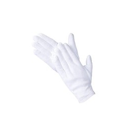 CHARMICS 5 pares de guantes de algodón blanco para manos secas, guantes hidratantes durante la noche, guantes de eccema de 23 c