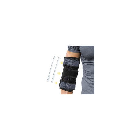 CFR Codera para tendinitis ajustable, codo con estabilizadores de resorte, correa de codo de tenis para golfistas, proporciona 