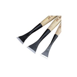 Cincel para tallar carpintería, hoja plana, madera dura con diferentes tamaños, mango de madera forjado a mano, herramientas de