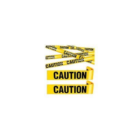 Cinta de precaución amarilla de 3 pulgadas de ancho con texto en negro y amarillo, cinta de precaución, cinta de precaución, ro