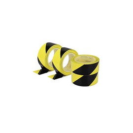 Cinta de seguridad de advertencia de peligro, 36 yardas x 2 cm x 4 rollos, color amarillo y negro, rollo de cinta de precaución