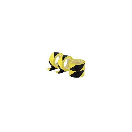 Cinta de seguridad de advertencia de peligro, 36 yardas x 2 cm x 4 rollos, color amarillo y negro, rollo de cinta de precaución