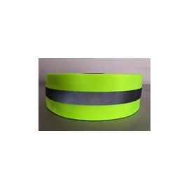 Cinta Reflectante de Alta Visibilidad 50m Ancho 5cm 2" Cinta de Seguridad Reflectiva de Tela Uniformes Chalecos de Seguridad Re