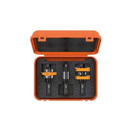 CMT 800.625.11 Adjustable Tongue and Groove Bit Set for Mission Style Cabinet Doors, 1/2-Inch