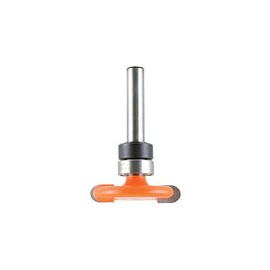 CMT 822.024.11B - Broca para router de suelo con diámetro de 1-1/4 pulgadas con radio de 1/8 pulgadas, vástago de 1/2 pulgadas