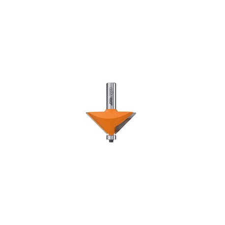 CMT 836.950.11 Broca de chaflán, vástago de 1/2 pulgadas, diámetro de 2-9/16 pulgadas, punta de carburo
