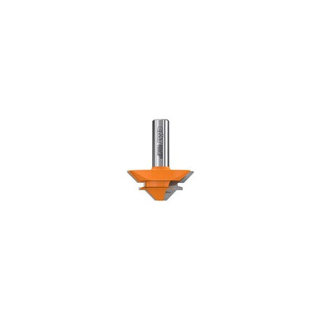 CMT 855.504.11 Broca de inglete de bloqueo, vástago de 1/2 pulgadas, diámetro de 5 cm, punta de carburo