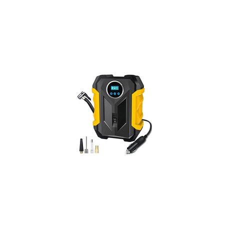 Compresor de Aire,Inflador de Llantas,Bomba de Aire Portátil para Neumáticos de Coche Bomba de Neumático Digital de 12 V CC 150