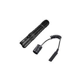 Combo: Nitecore Nueva linterna LED P12 Vers - C-ree XP-L HD V6-1200 lúmenes con interruptor de presión RSW3
