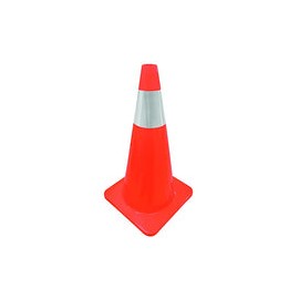 Cono Señalización para Tráfico 70 cm de altura con Reflejante Dogotuls CT3002