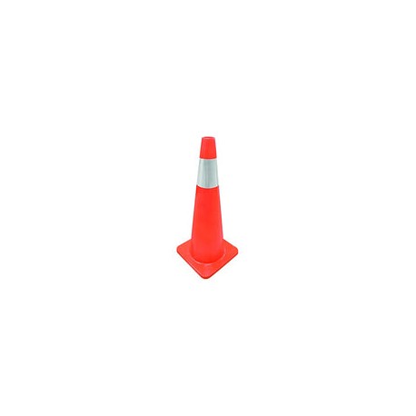 Cono Señalización para Tráfico 90 cm de altura con Reflejante Dogotuls CT3003