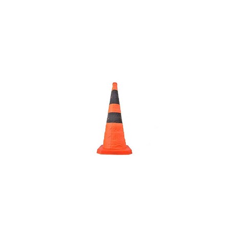 Conos de estacionamiento, tráfico de carretera de alta calidad de 70 cm Conos de carretera plegables con cinta reflectante de s