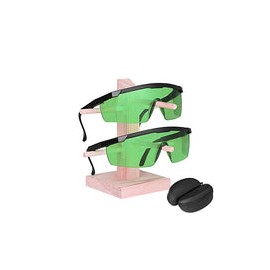 Comgrow Gafas de mejora láser verde, 2 paquetes – Gafas de seguridad de protección ocular para nivel láser verde, herramientas 