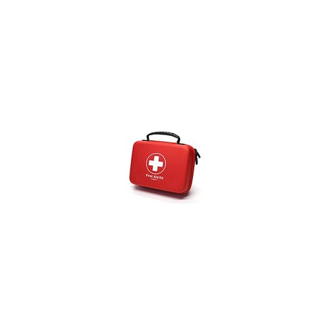 Compact First Aid Kit (228pcs) Designed For Family Emergency Care. Waterproof EVA case&Bag is Ideal for the Car,Home,boat,Schoo