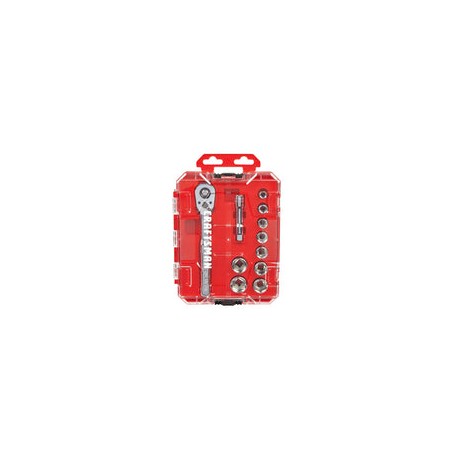 CRAFTSMAN - Juego de enchufes de 11 piezas, métrico, 3/8 pulgadas, carraca de perfil bajo (CMMT12127)