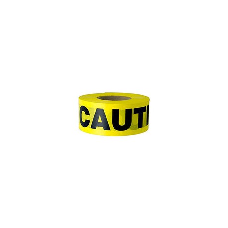 Cordova T15101 Cinta de advertencia para barricada, 1000'. rollo, amarillo/negro