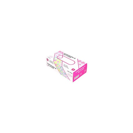 Counter Culture DIY Guantes desechables de nitrilo sin polvo ni látex, color negro, 4 ml, 100 por caja, tamaño mediano