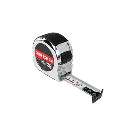 Craftsman CMHT37326S - Cinta métrica (8 m, 26 unidades), color chapado en cromo