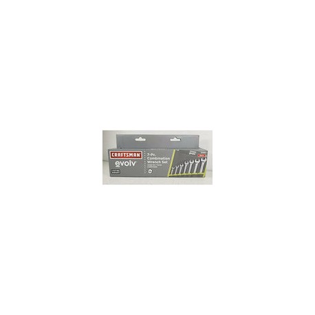 Craftsman Evolv - Juego de llaves combinadas métricas (12 unidades, 7 unidades)