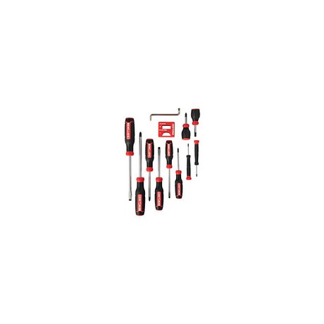 CRAFTSMAN Juego de destornilladores, bimaterial, 12 piezas (CMHT65071N)