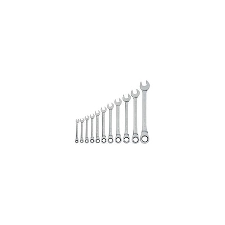 CRAFTSMAN Juego de Llaves Combinadas en Pulgadas con Matraca 11 Piezas CMMT87022