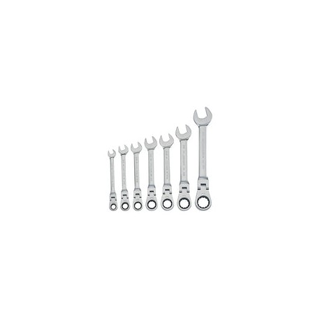 CRAFTSMAN Juego de Llaves Combinadas en Pulgadas con Matraca Reversible 7 Piezas CMMT87010