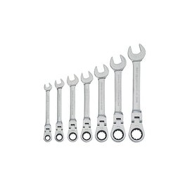 CRAFTSMAN Juego de Llaves Combinadas Métricas con Matraca Reversible 7 Piezas CMMT87009