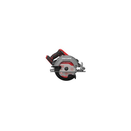 CRAFTSMAN Sierra Circular de 7-1/4 Pulgadas 20V Inalámbrica sin Carbones y sin Bateria Incluida CMCS550B
