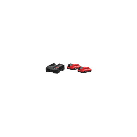 CRAFTSMAN Starter Kit de 2 Baterias de Ion Litio 20V 2.0 Ah y Cargador CMCB202-2CK