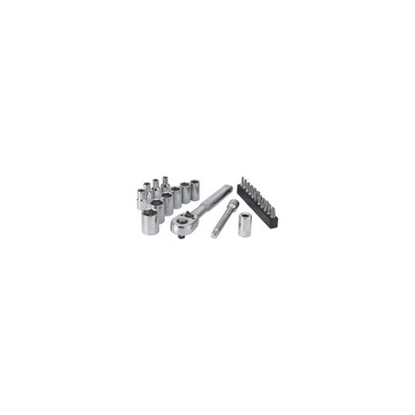 CRAFTSMAN Juego de llaves SAE 1/4 pulgadas Drive, 24 piezas (CMMT12009LZ)