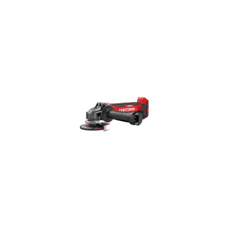 CRAFTSMAN V20 - Amoladora angular inalámbrica, 4-1/2 pulgadas, solo herramienta desnuda (CMCG451B)