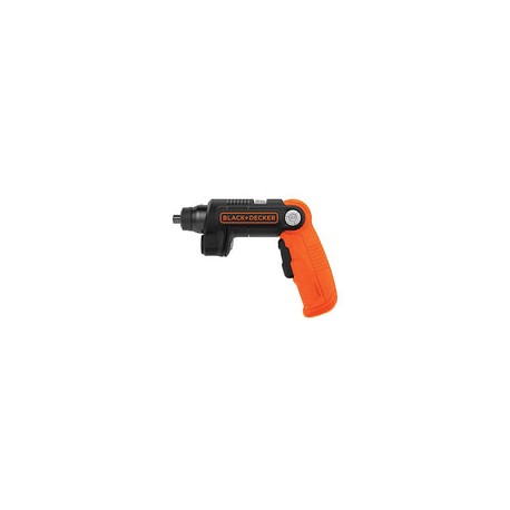 BLACK+DECKER 4 V Máx* Desatornillador inalámbrico con luz LED (BDCSFL20C)